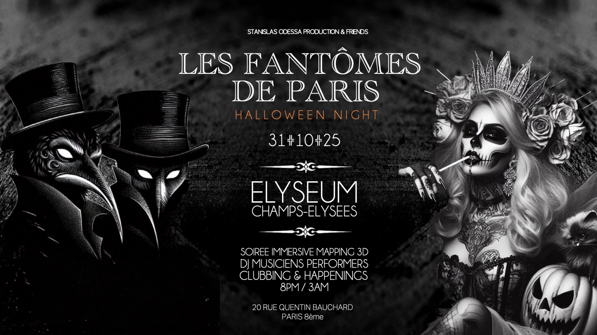 Les Fantômes De Paris || Elyseum Champs-Elysees || Open Bar Cover
