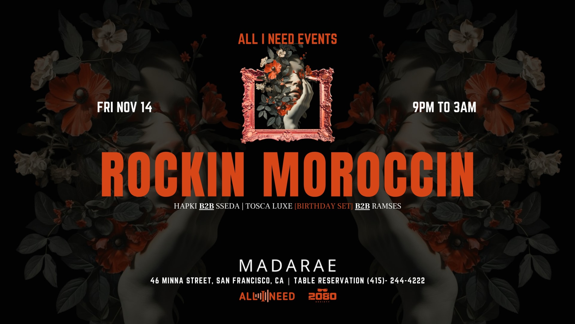 Rockin Moroccin [Afro House] At Madarae San Francisco Cover