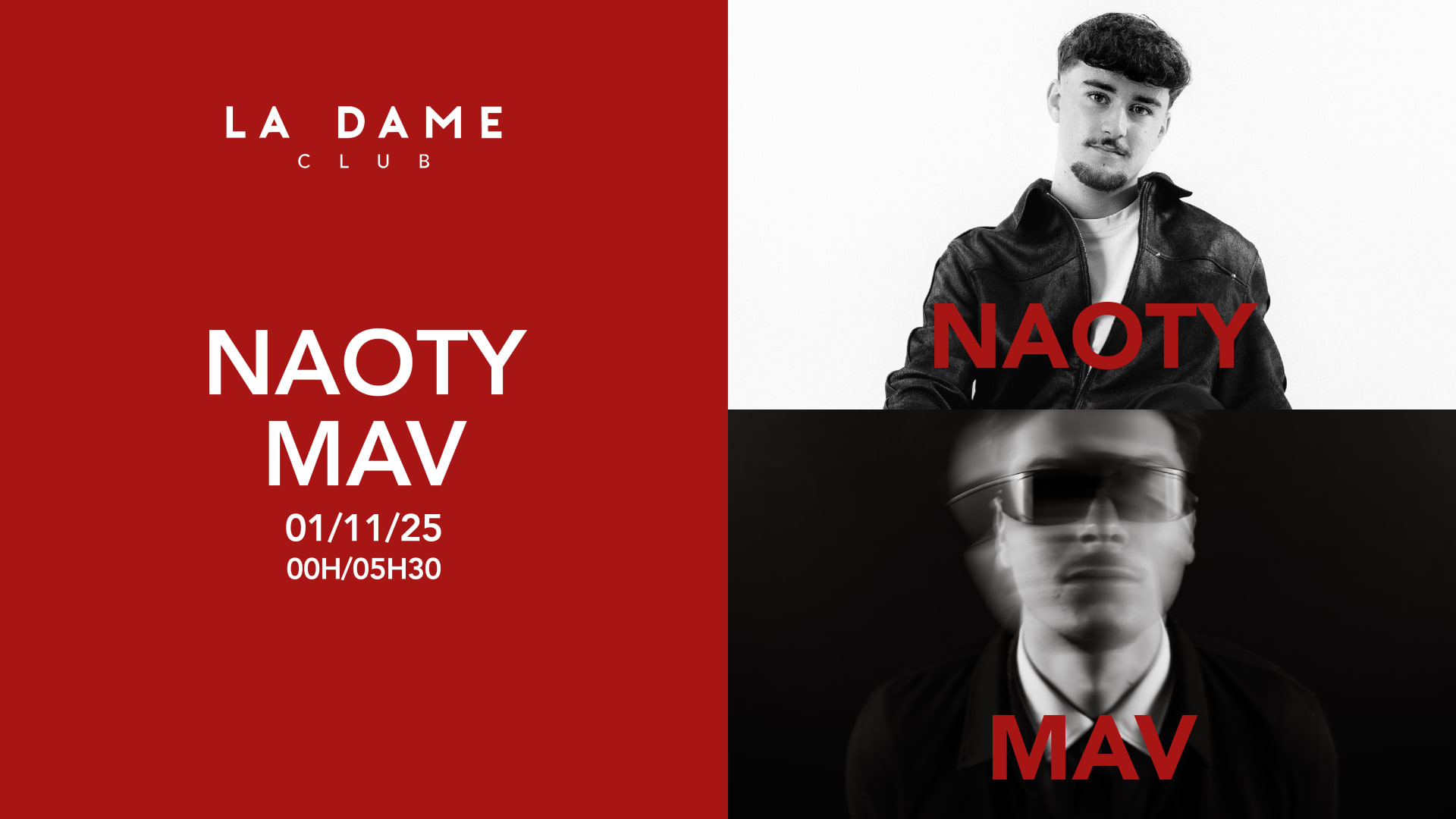 La Dame // Sam 01 Novembre // Naoty - Mav Cover