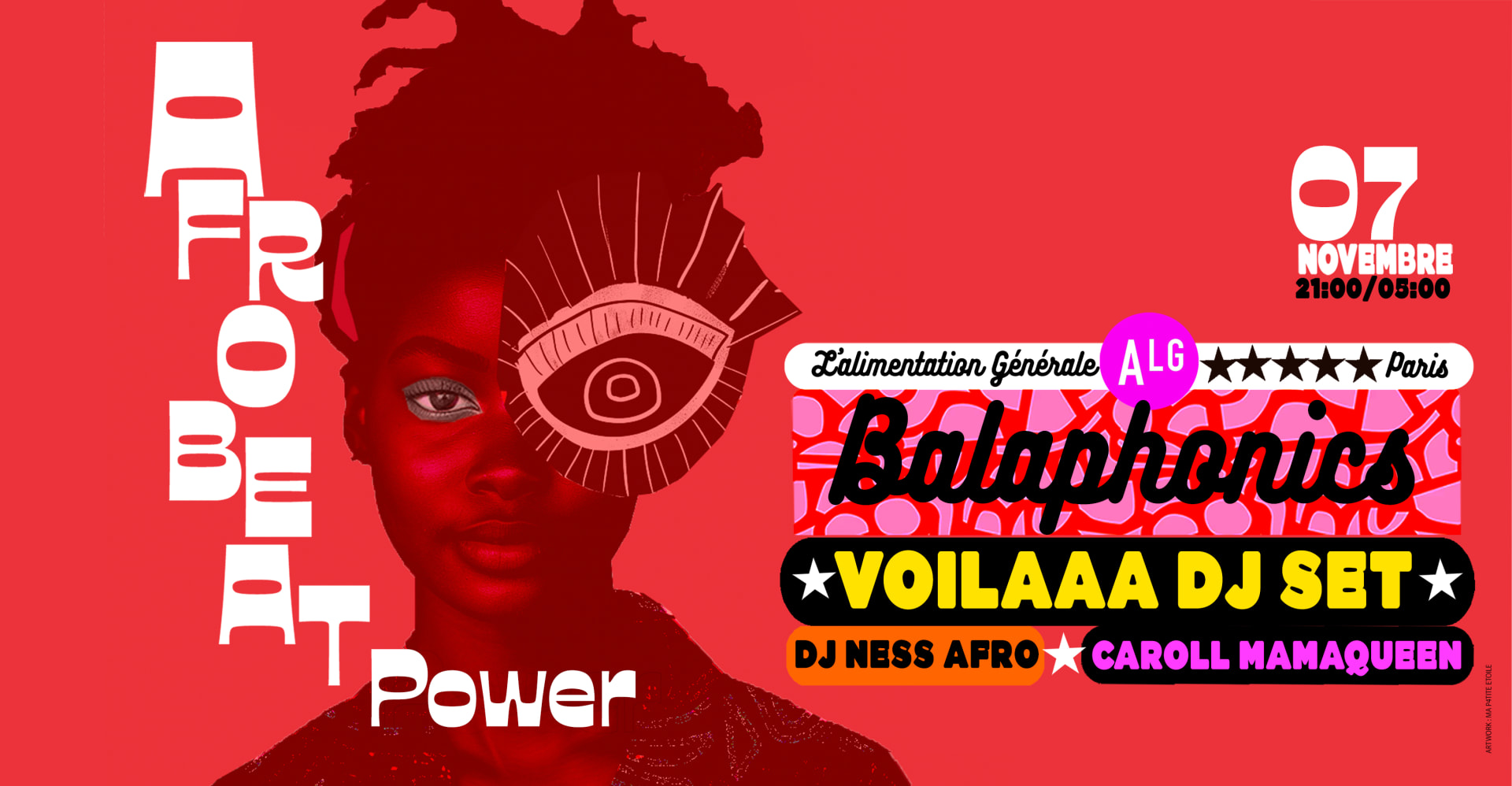 Afrobeat Power Avec Balaphonics + Dj Sets Cover
