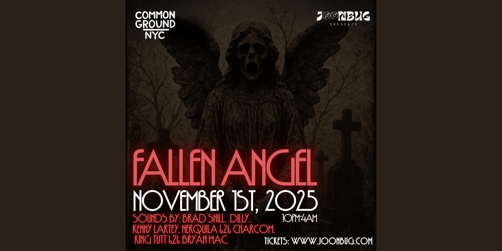 Nyc Halloween Common Ground Party Fallen Angel 11/1 Cover