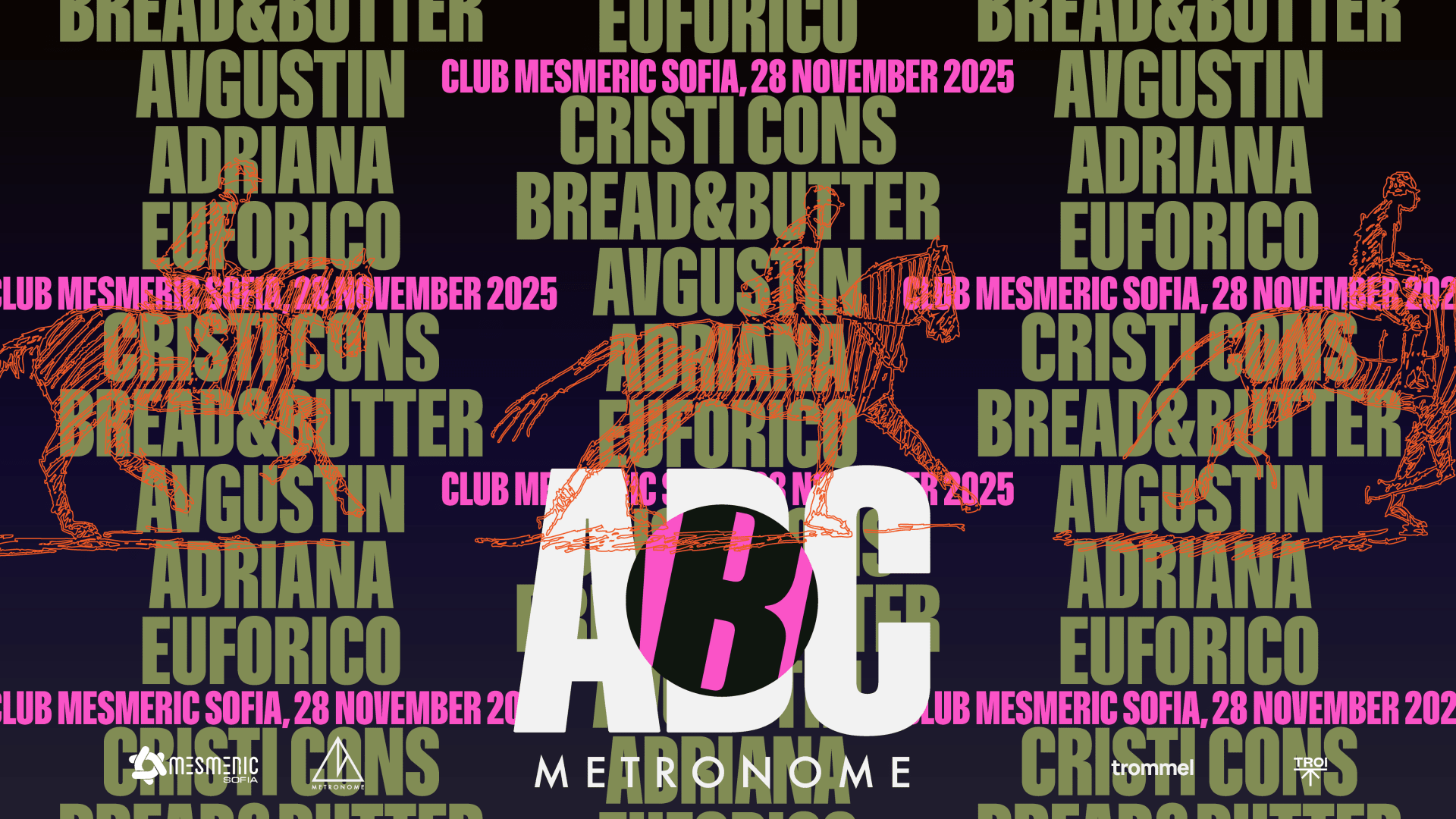 Abc + Metronome Pres. Cristi Cons + More @ Club Mesmeric Cover