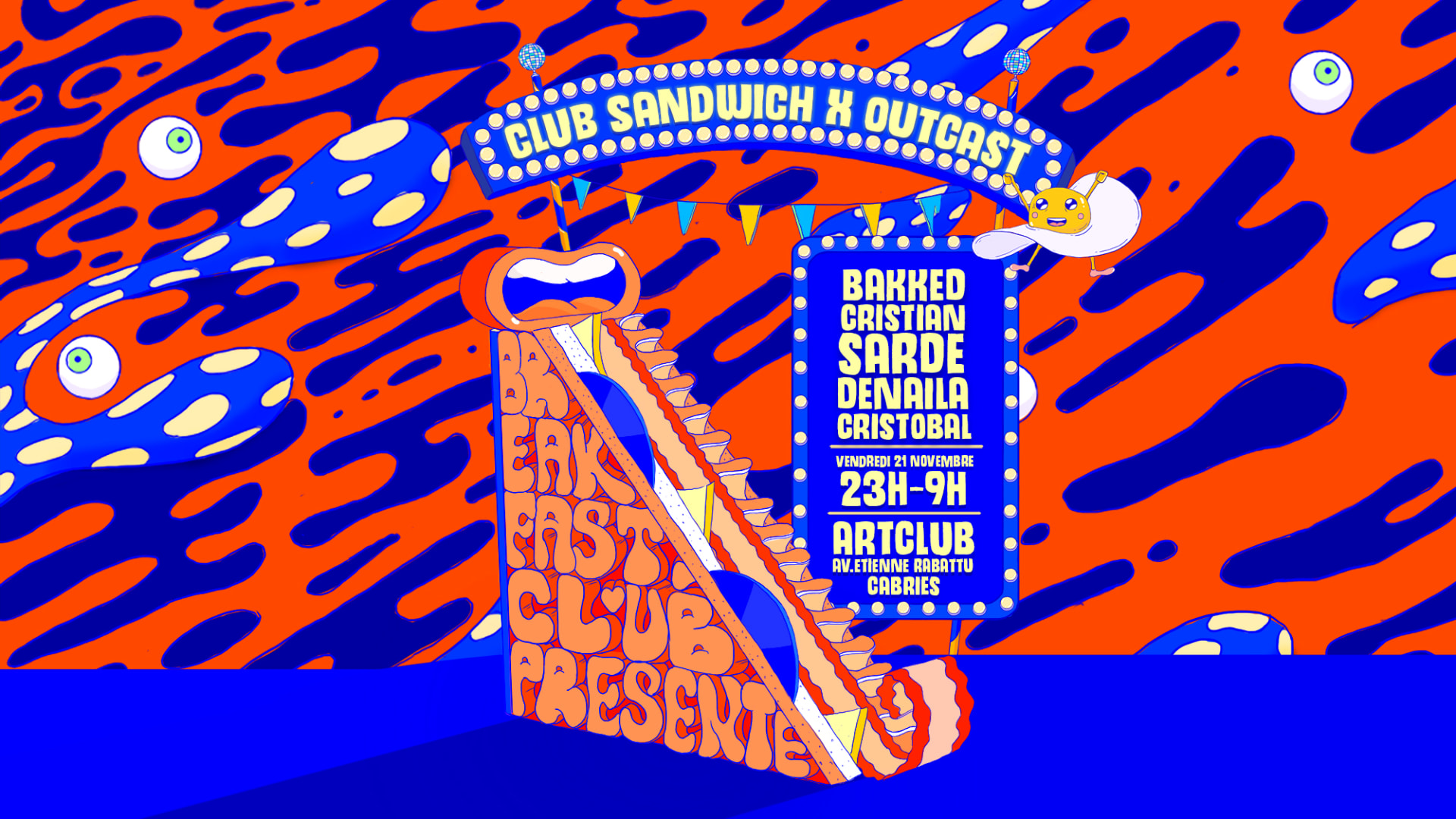 Club Sandwich X Outcast Torino Cover