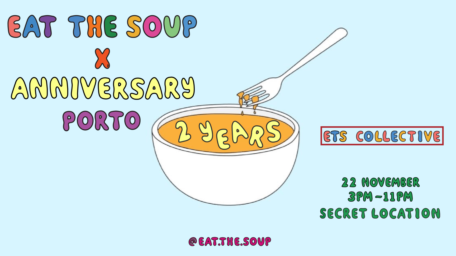 Eat The Soup X 2 Year Anniversary Cover