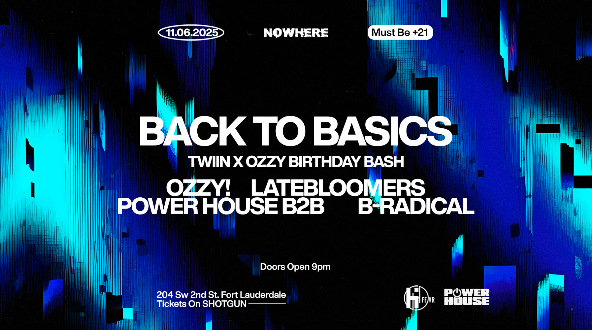 Back To Basics: Twiin X Ozzy Birthday Bash Cover
