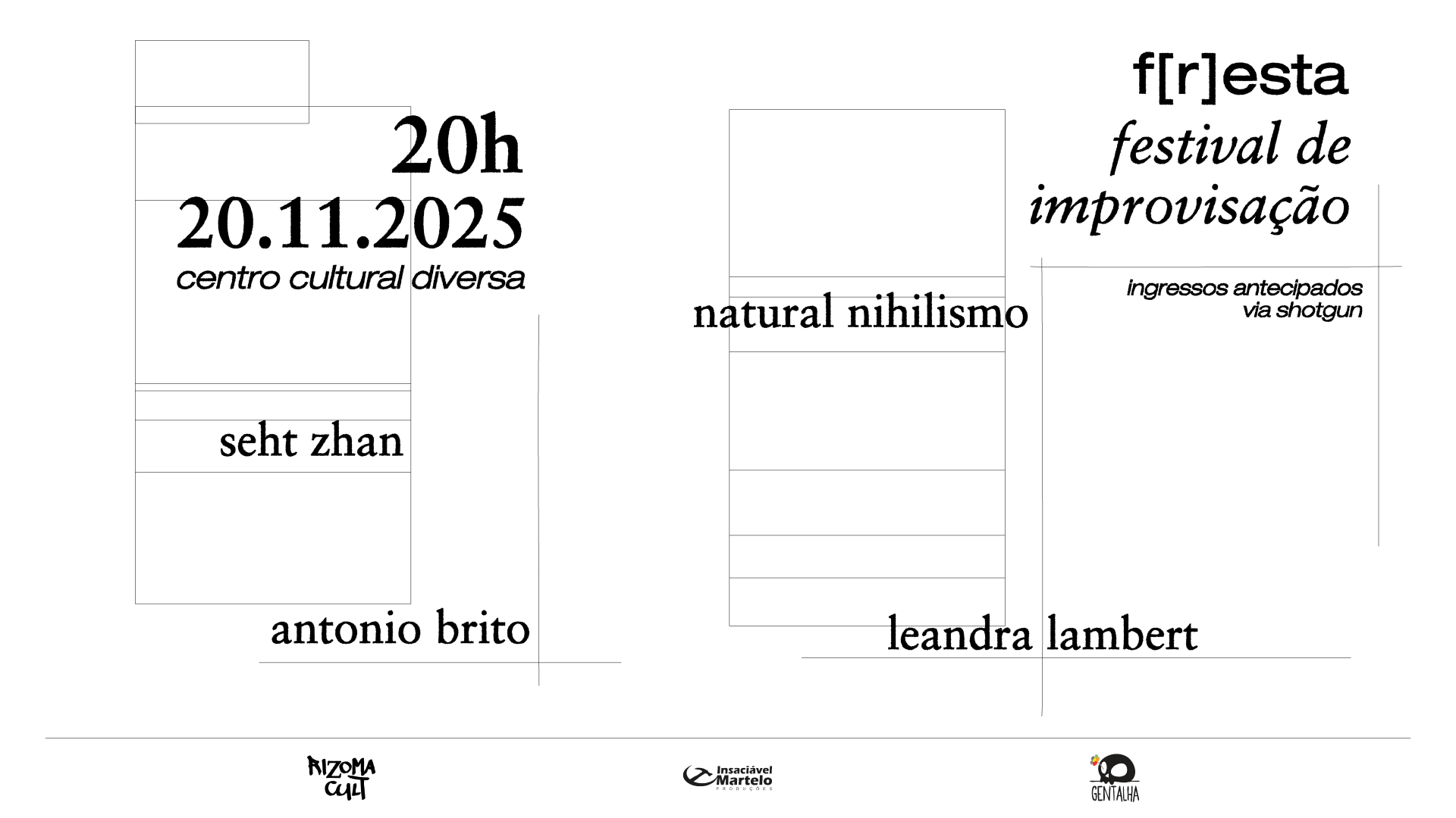 F(R)Esta Festival De Improvisação 16a Edição Cover