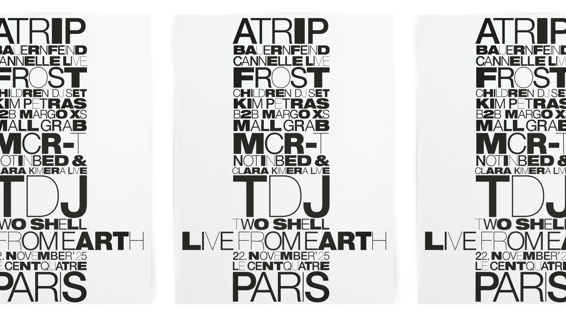 Live From Earth Paris : Mall Grab, Tdj, Mcr-T... Cover