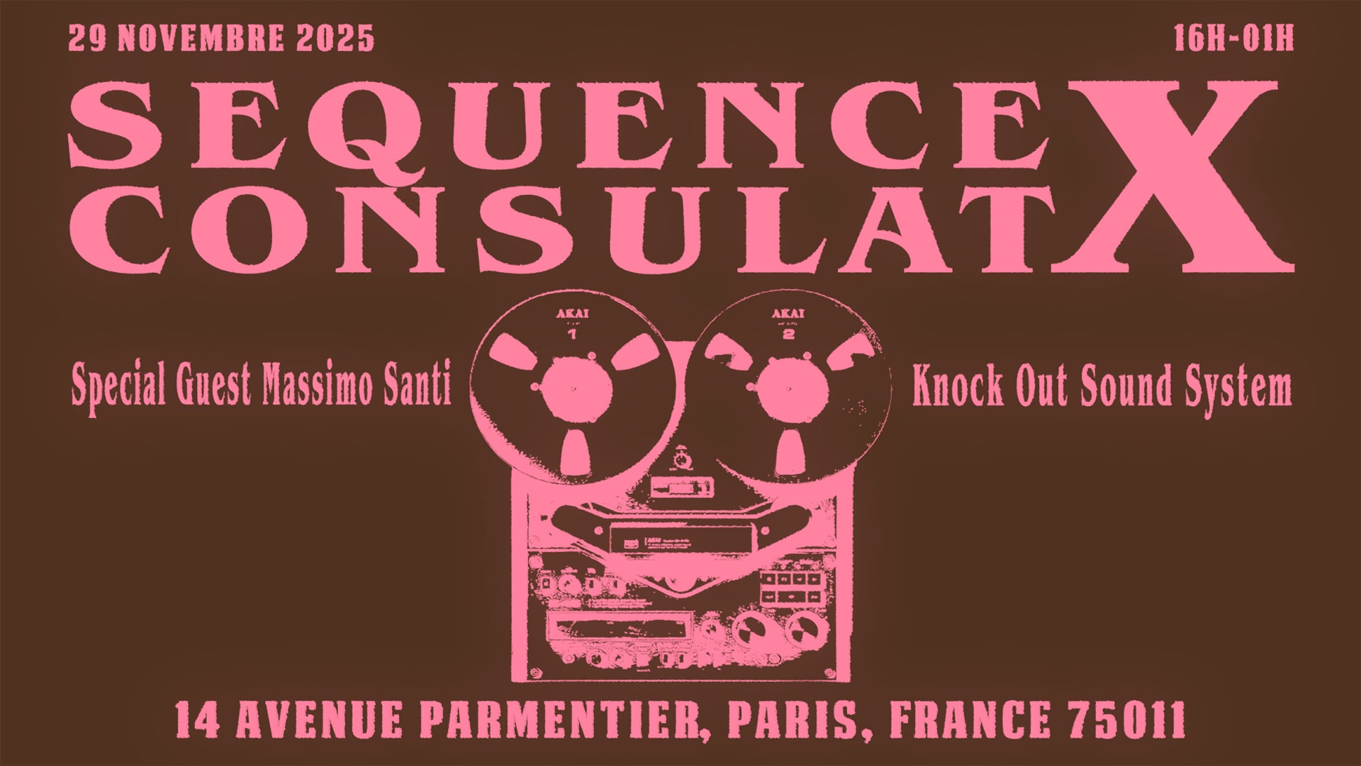 Sequence X Consulat - Massimo Santi  - Knock Out Cover