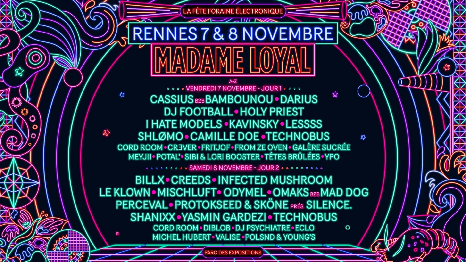 Madame Loyal Rennes : 7 & 8 Novembre Cover