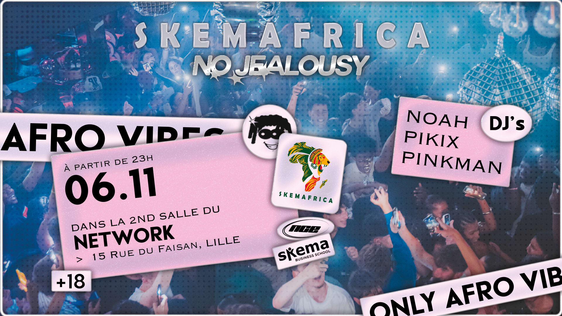 Skemafrica X No Jealousy Party Cover