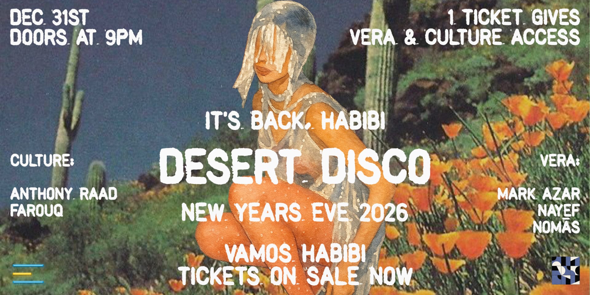 Nye Desert Disco 2026 Cover