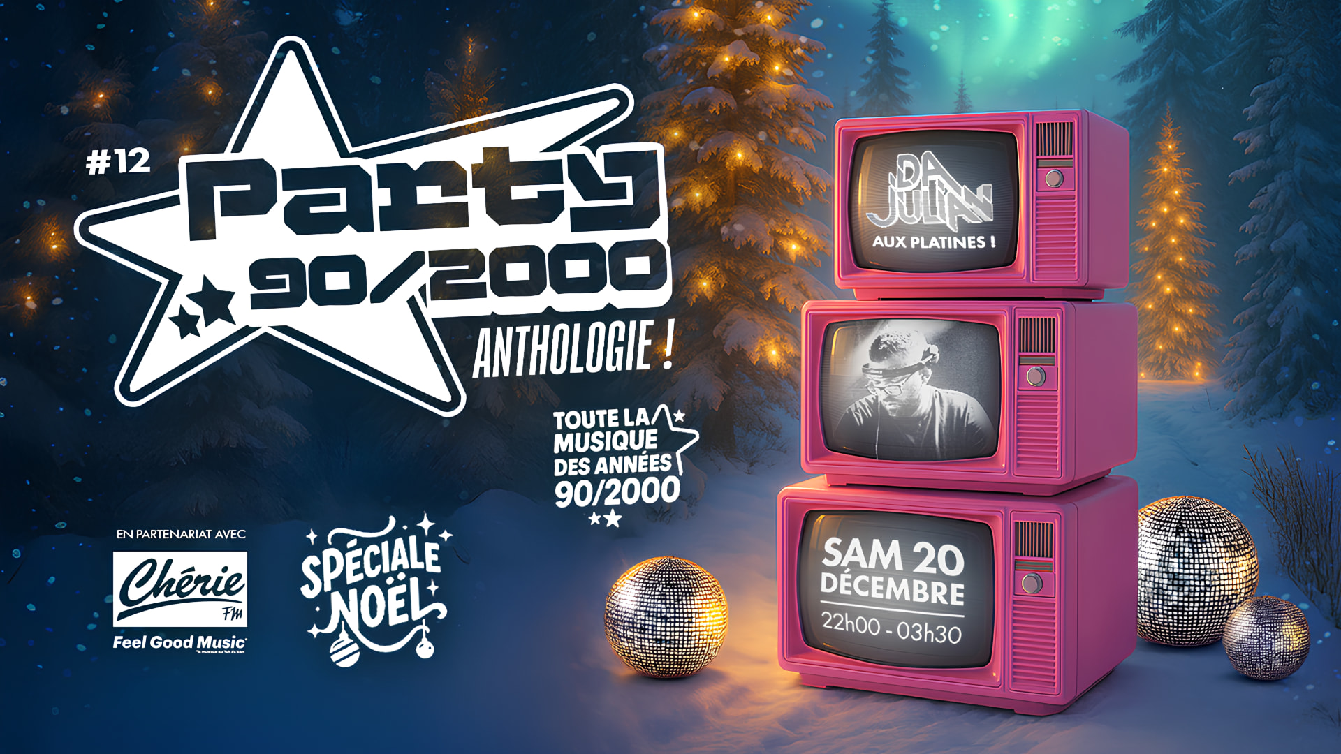 Party 90/2000 #12 By Da Julian À L'espace Republic Corner Cover