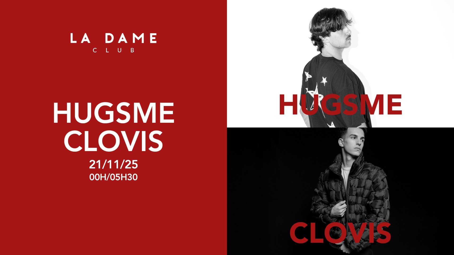 La Dame // Ven 21 Novembre // Hugsme - Clovis Cover