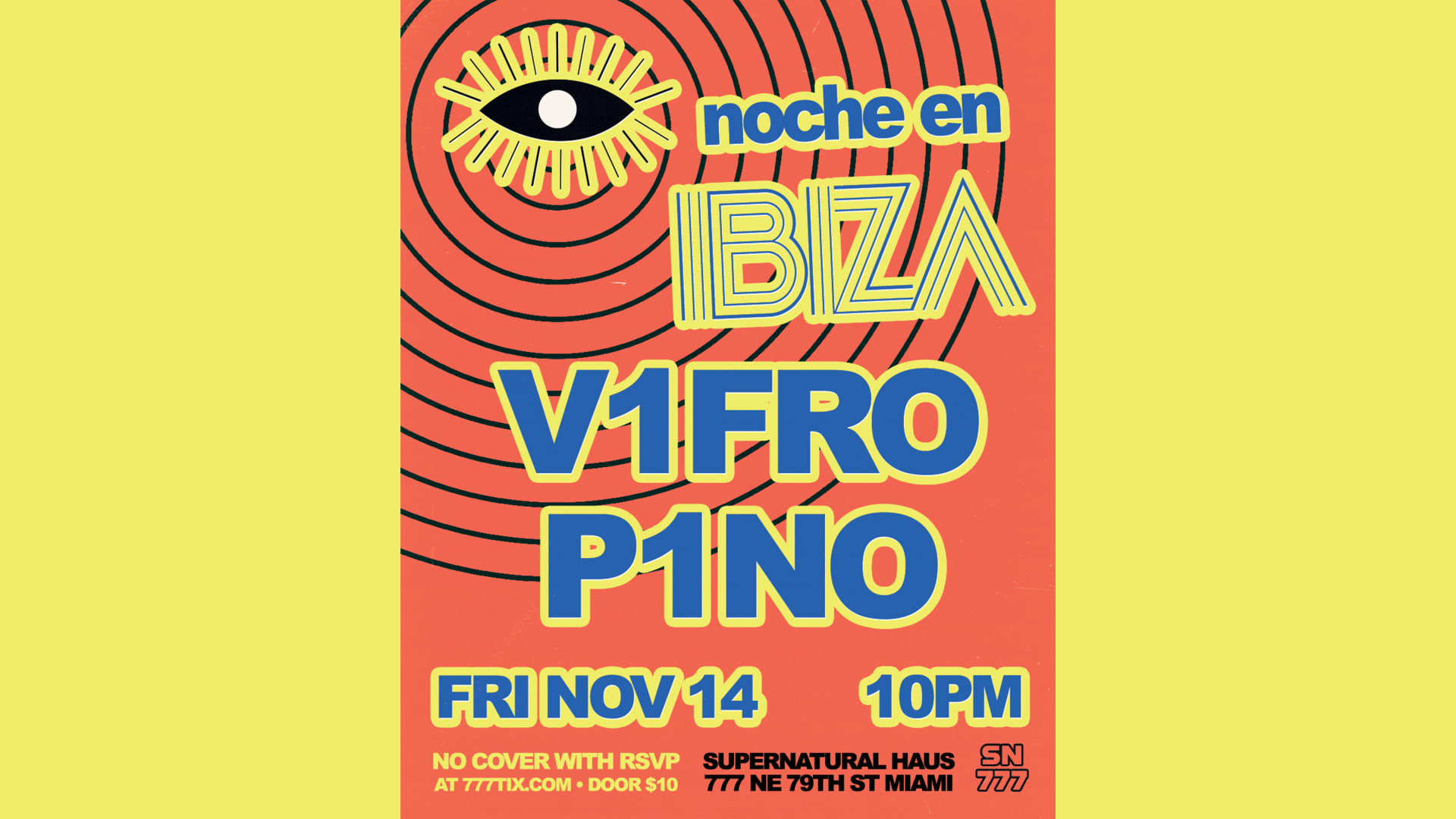 Noche En Ibiza Ft. V1fro + P1no Cover