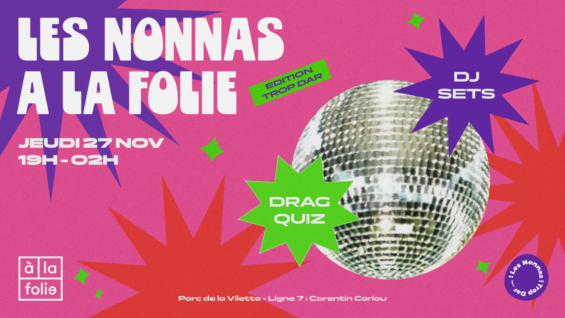 Les Nonnas - Apéro MIX & Drag Quiz Cover