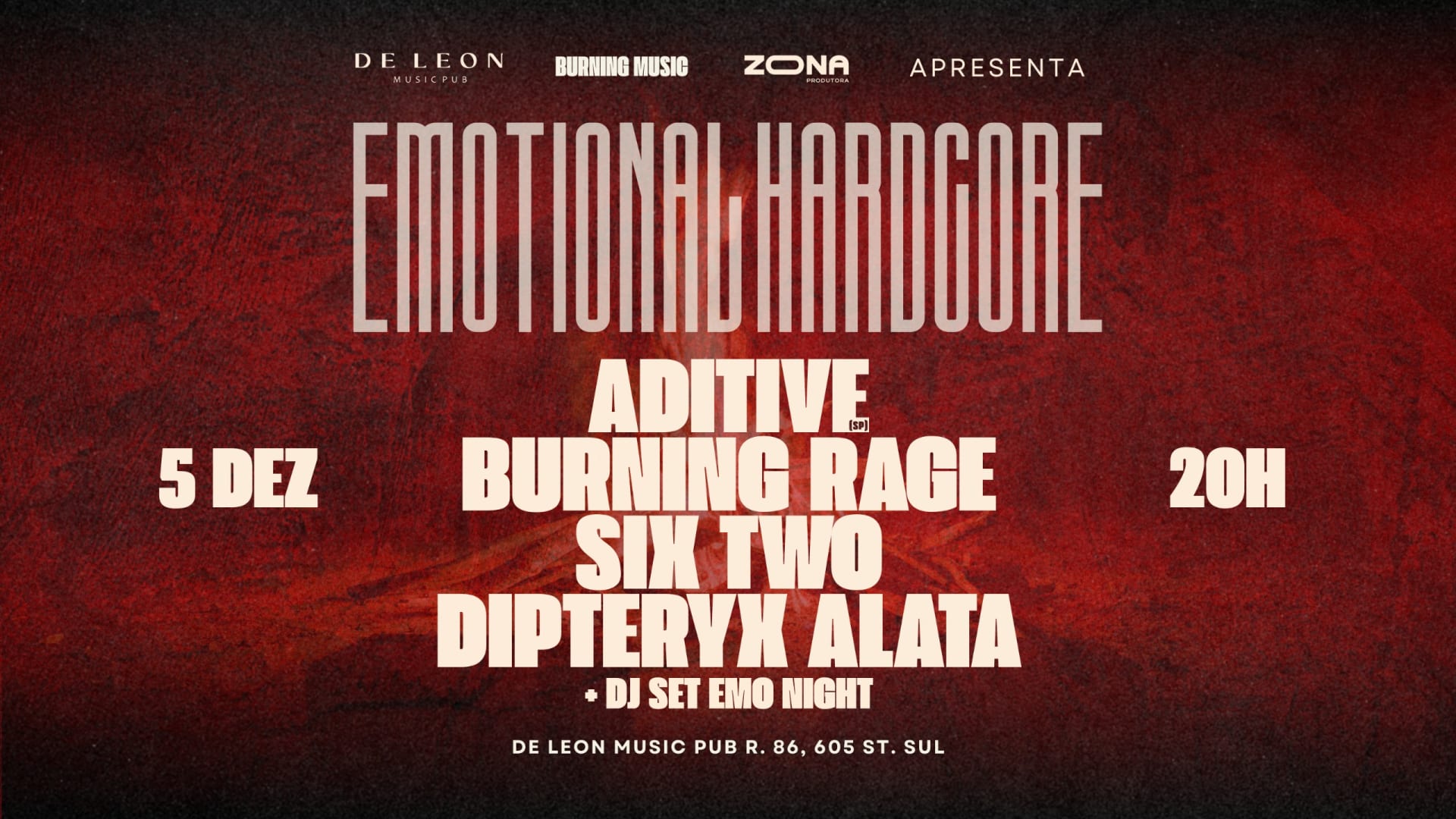 Emotional Hardcore 2 - Aditive (Sp) Burning Rage + Bandas Cover