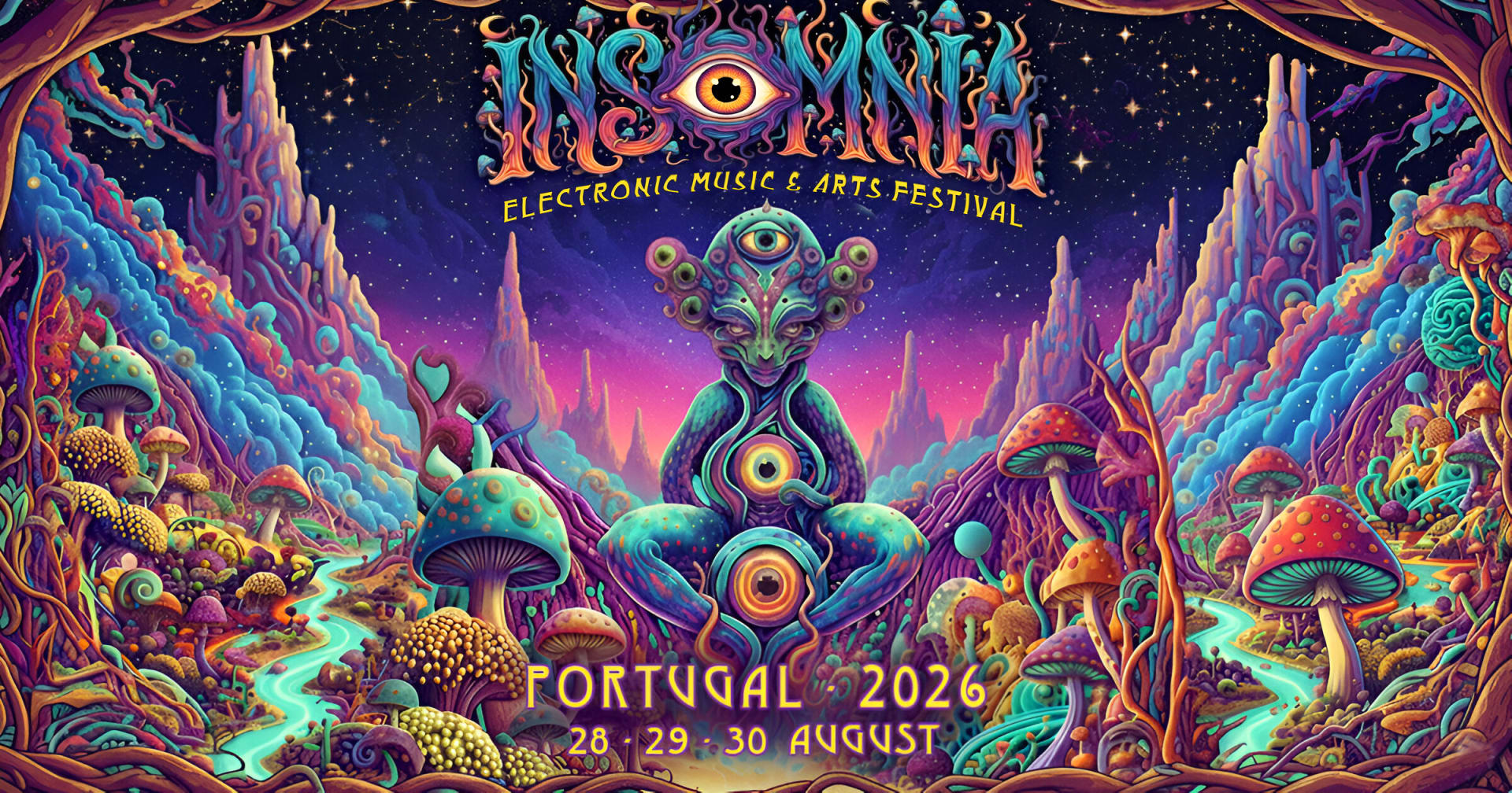 Insomnia Electronic Music & Arts Festival 2026 Cover