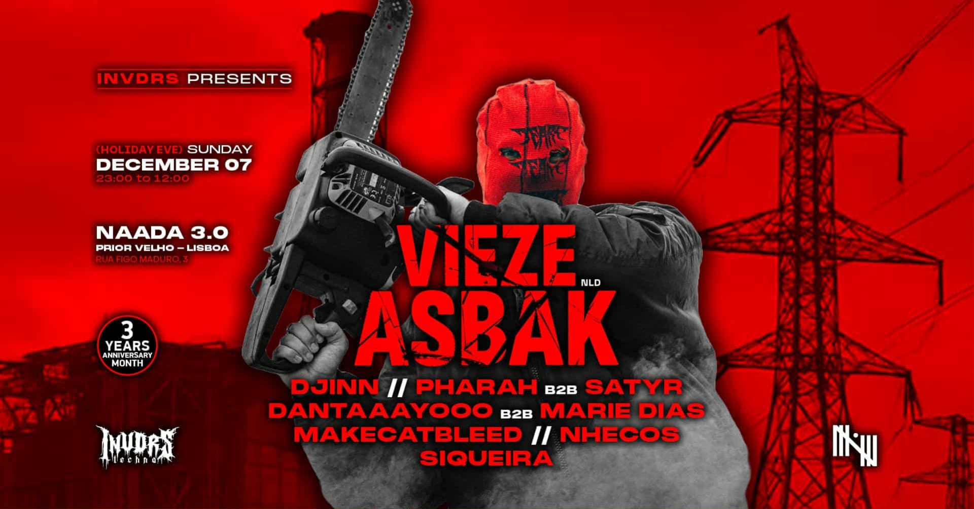 Invdrs : Vieze Asbak @ Lisbon Cover
