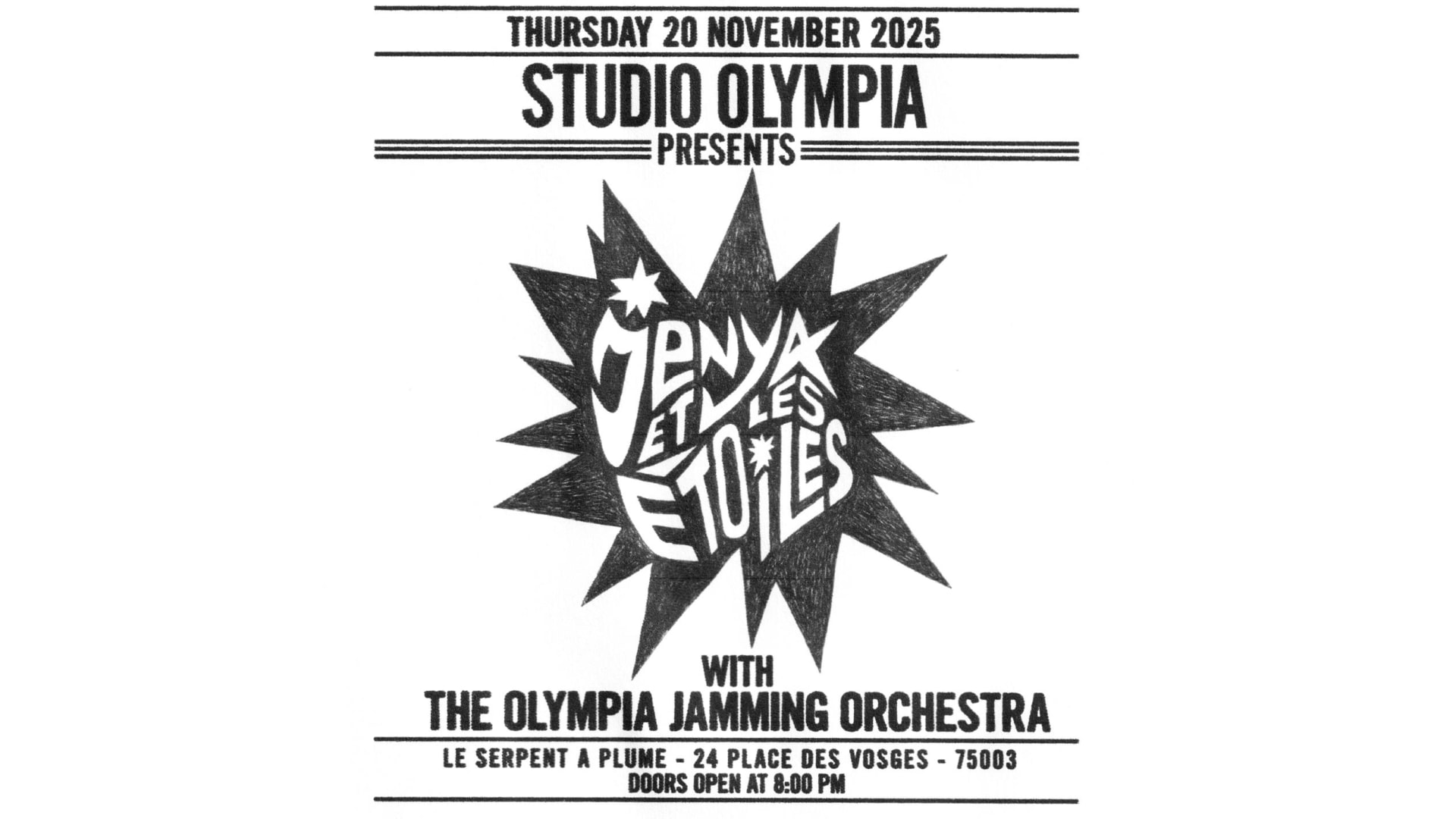 Jenya Et Les Etoiles + Olympia Jamming Orchestra Cover