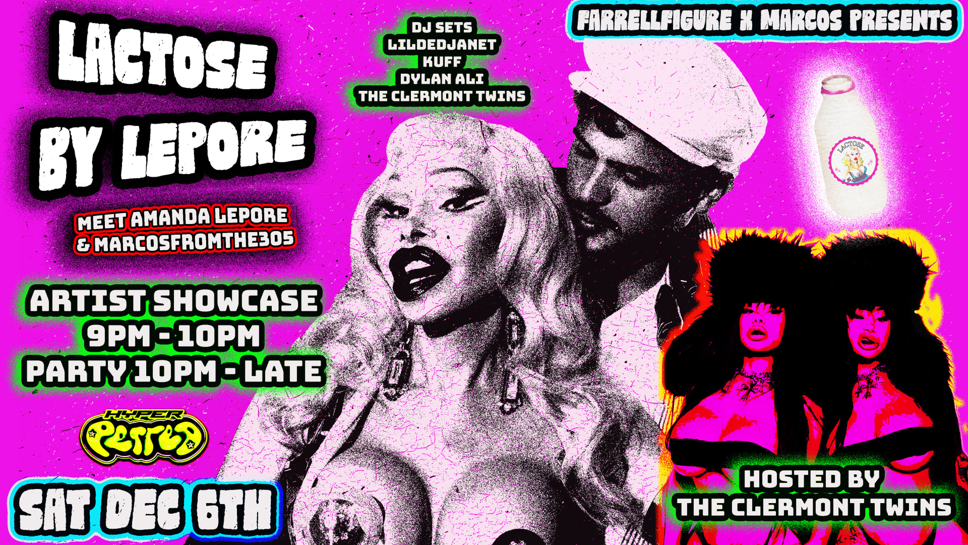 Lactose By Lepore Ft. Amanda Lepore + The Clermont Twins Cover