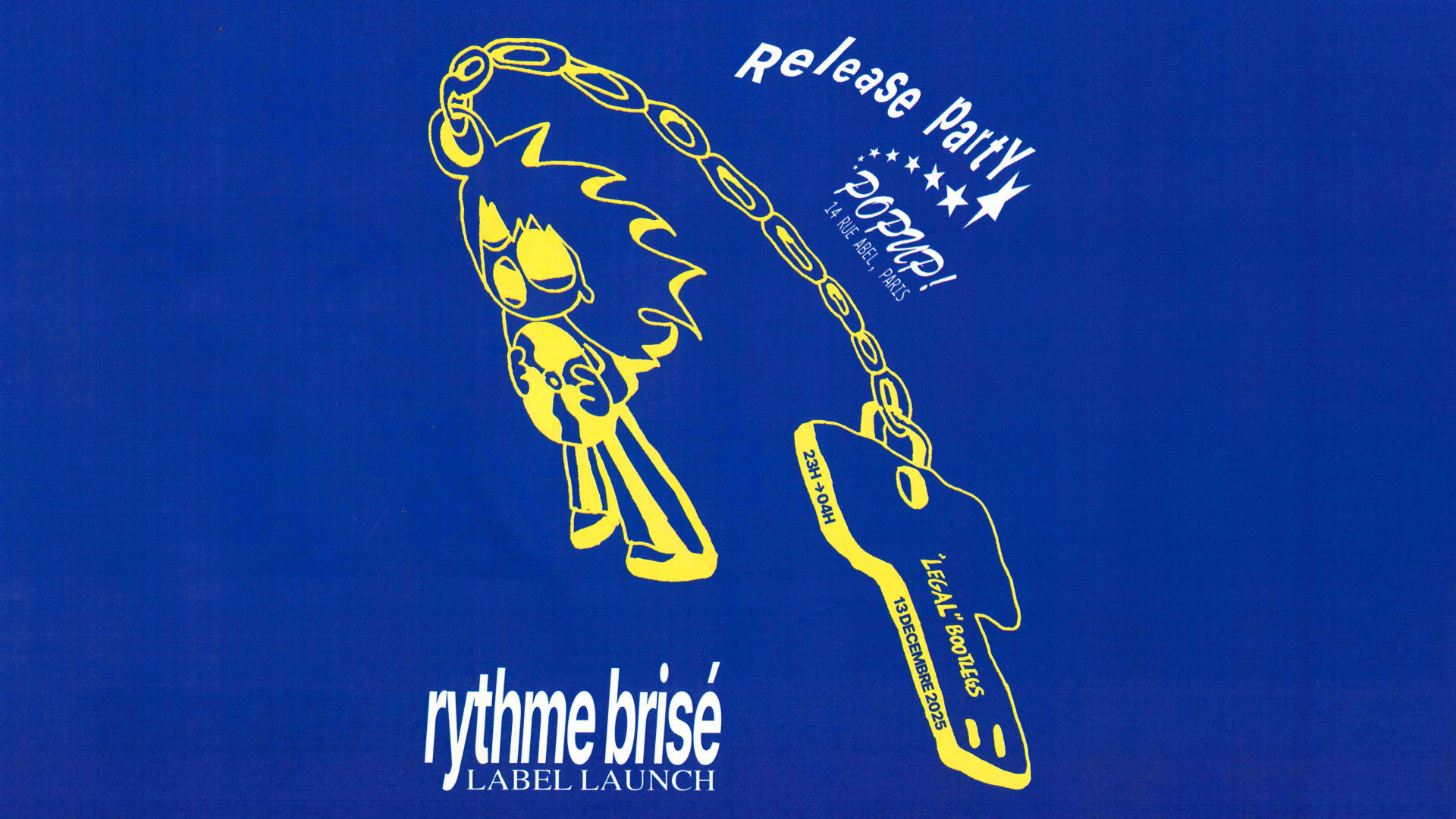 Rythme Brisé: "Legal" Bootlegs Release Party Cover