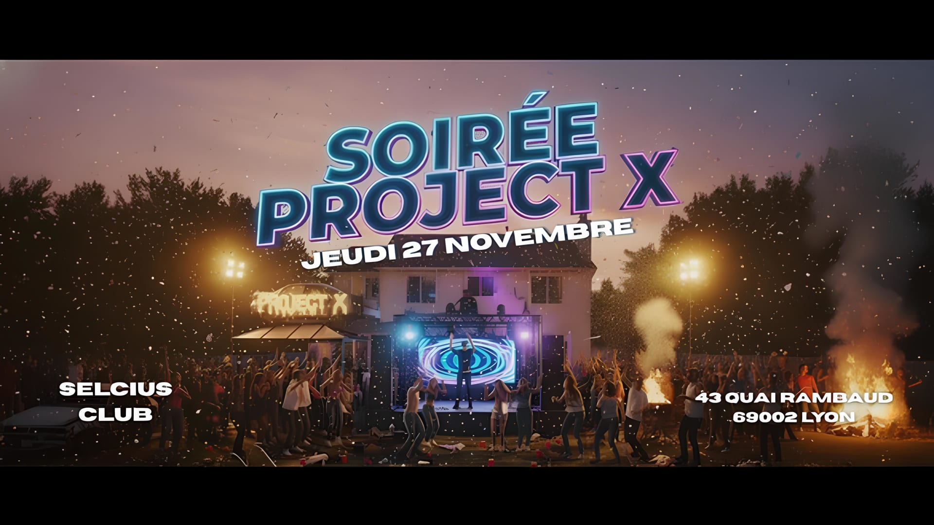 Project X - Jeudi 27 Novembre - Selcius Club Cover