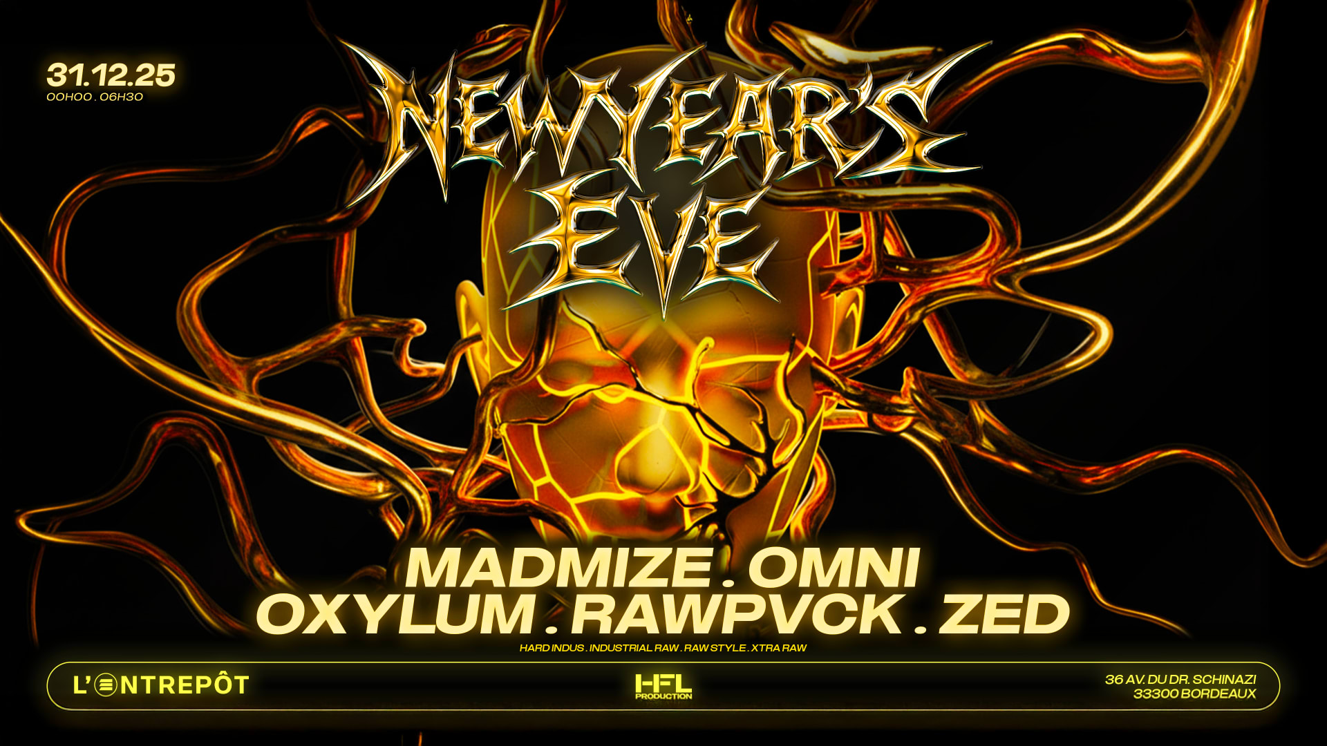 New Year's Eve // Madmize - Omni - Oxylum - Rawpvck - Zed Cover