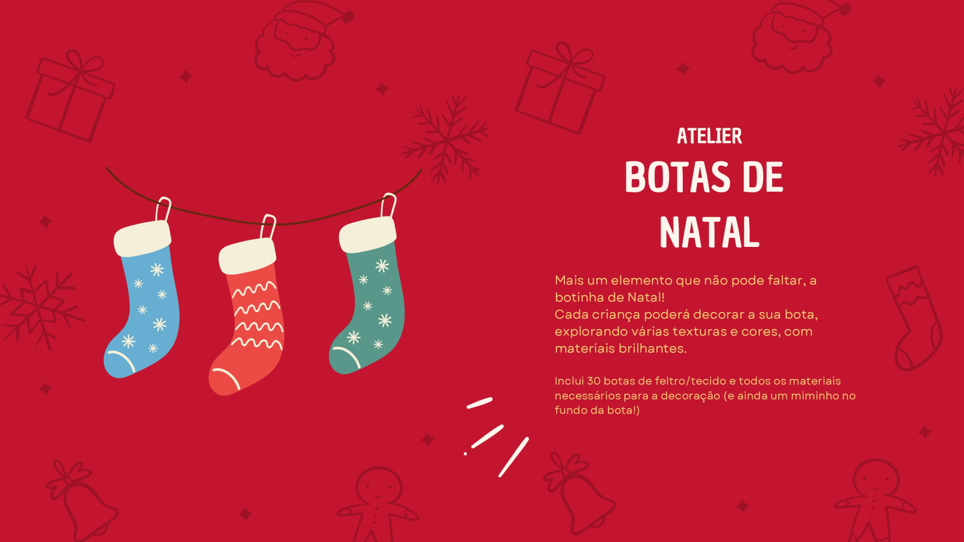 Christmas Stocking Workshop - Amazonas Xmas Market Cover