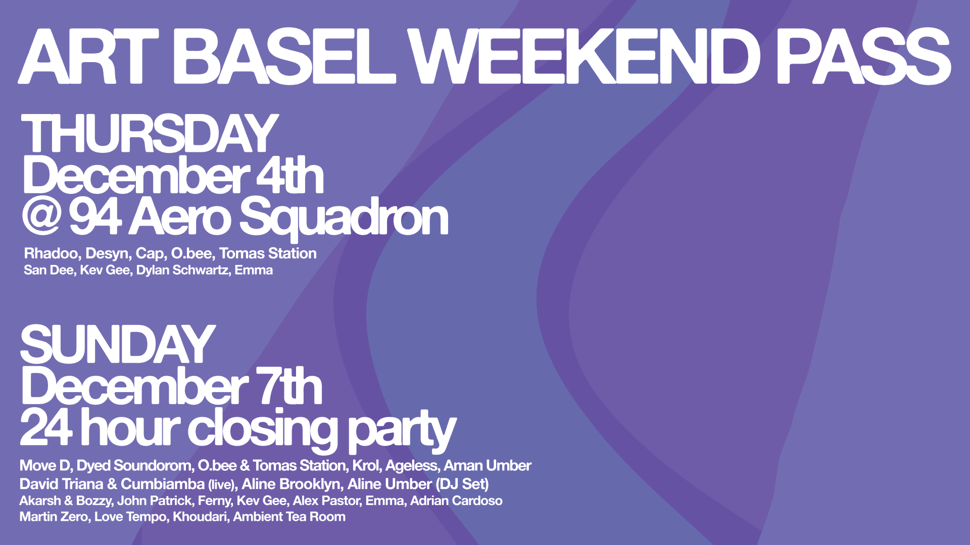 Art Basel Weekend Pass By Un_Mute & Sarah Tonin Cover