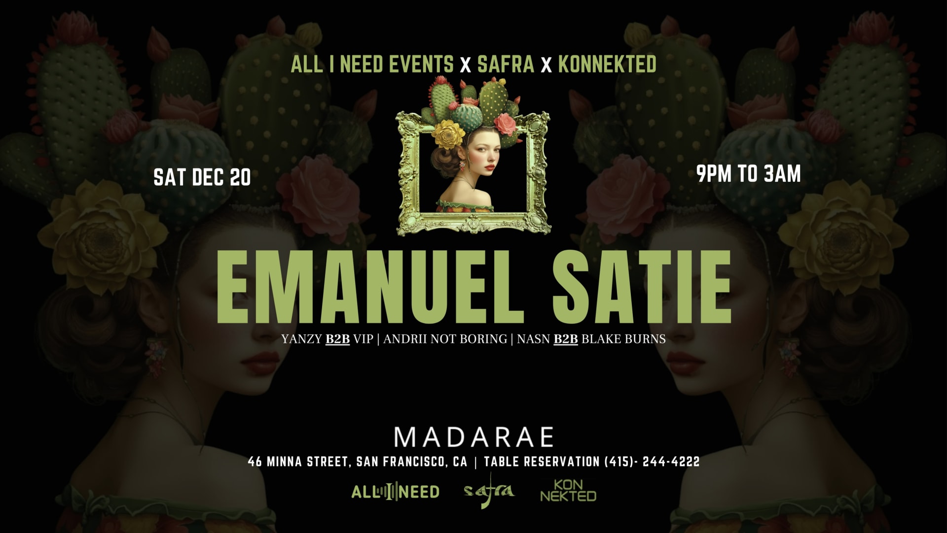 Emanuel Satie At Madarae Cover