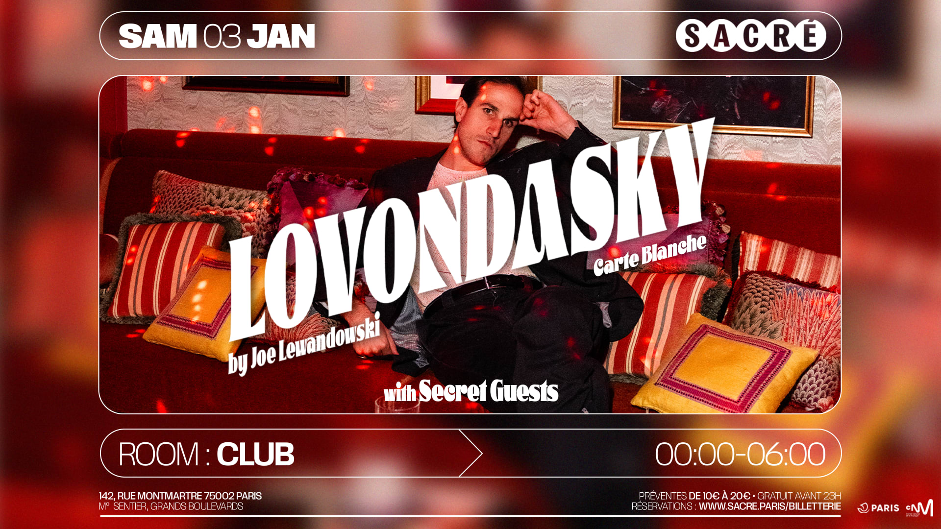 Sacré Présente : Lovondasky By Joe Lewandowski Cover