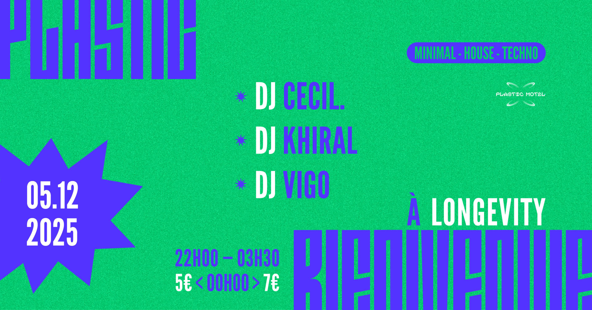 Plastic Bienvenue À Longevity Cover