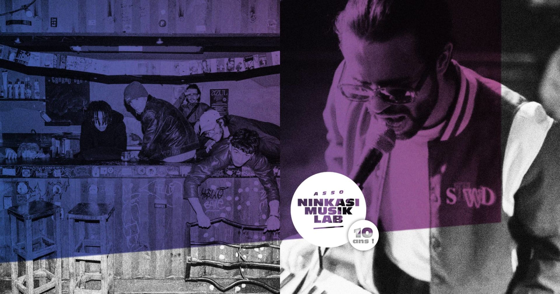 Ninkasi Musik Lab : Supermegasuper Cool Révolution + Hudge Cover