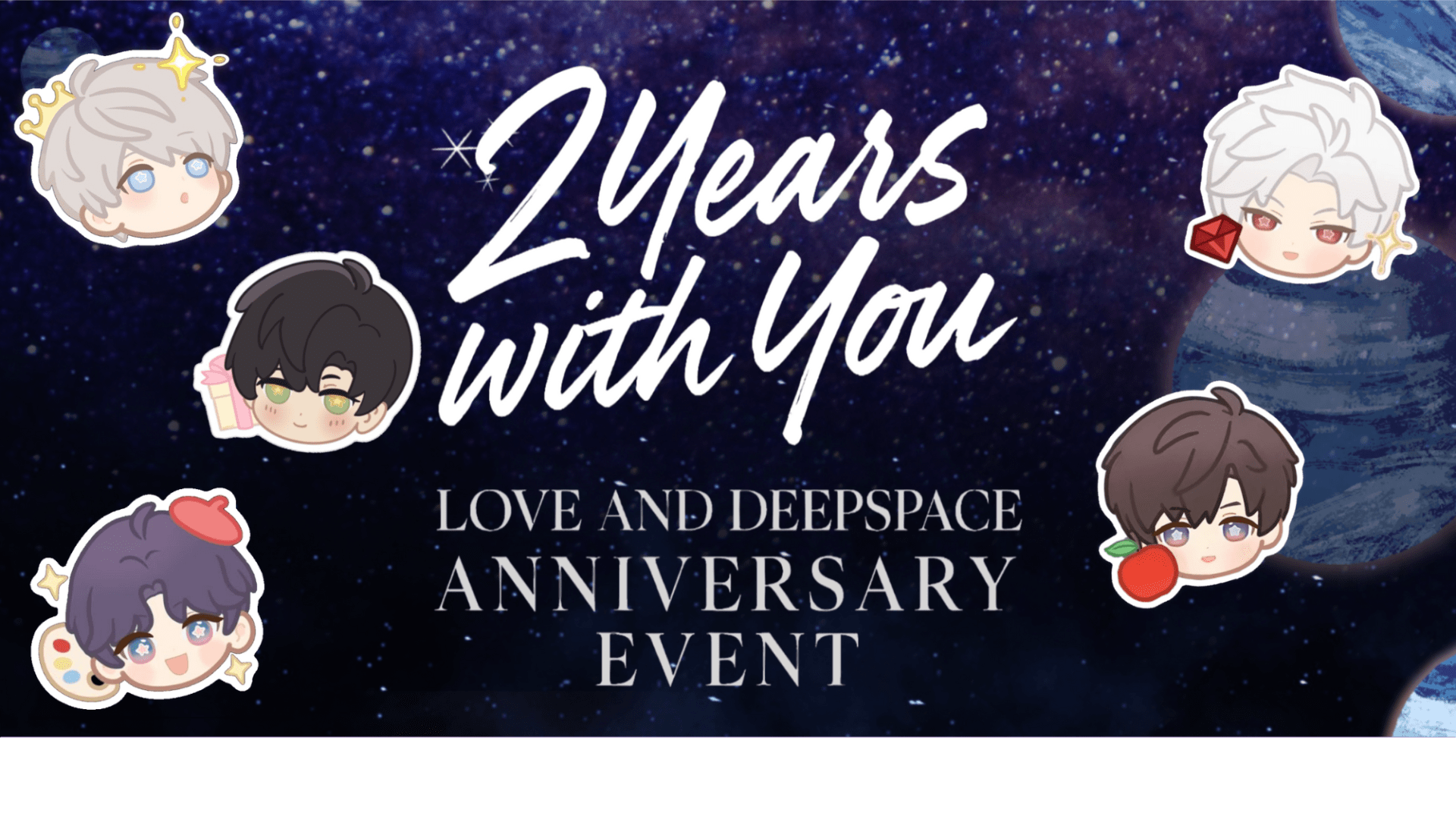 2 Years With You - Love And Deepspace Anniversary Event Cover