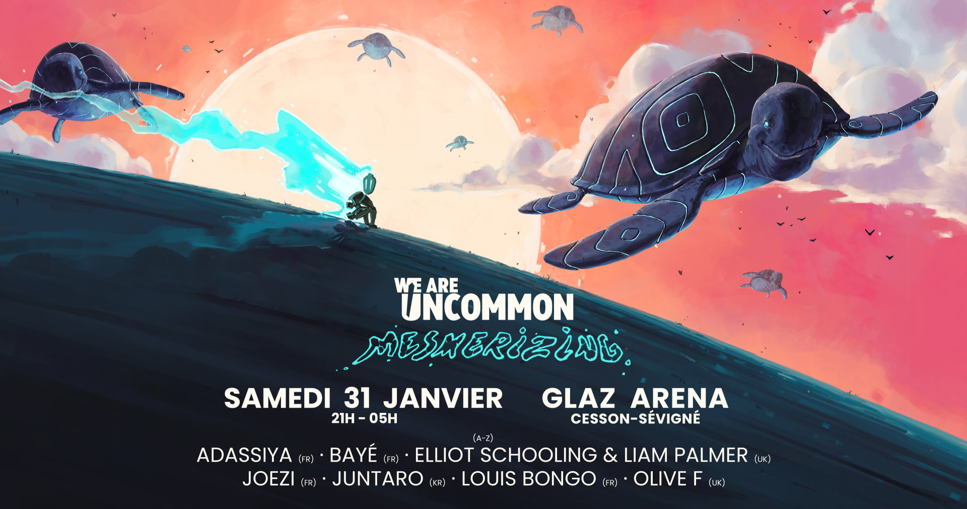 We Are Uncommon "Mesmerizing" • Glaz Arena Cover