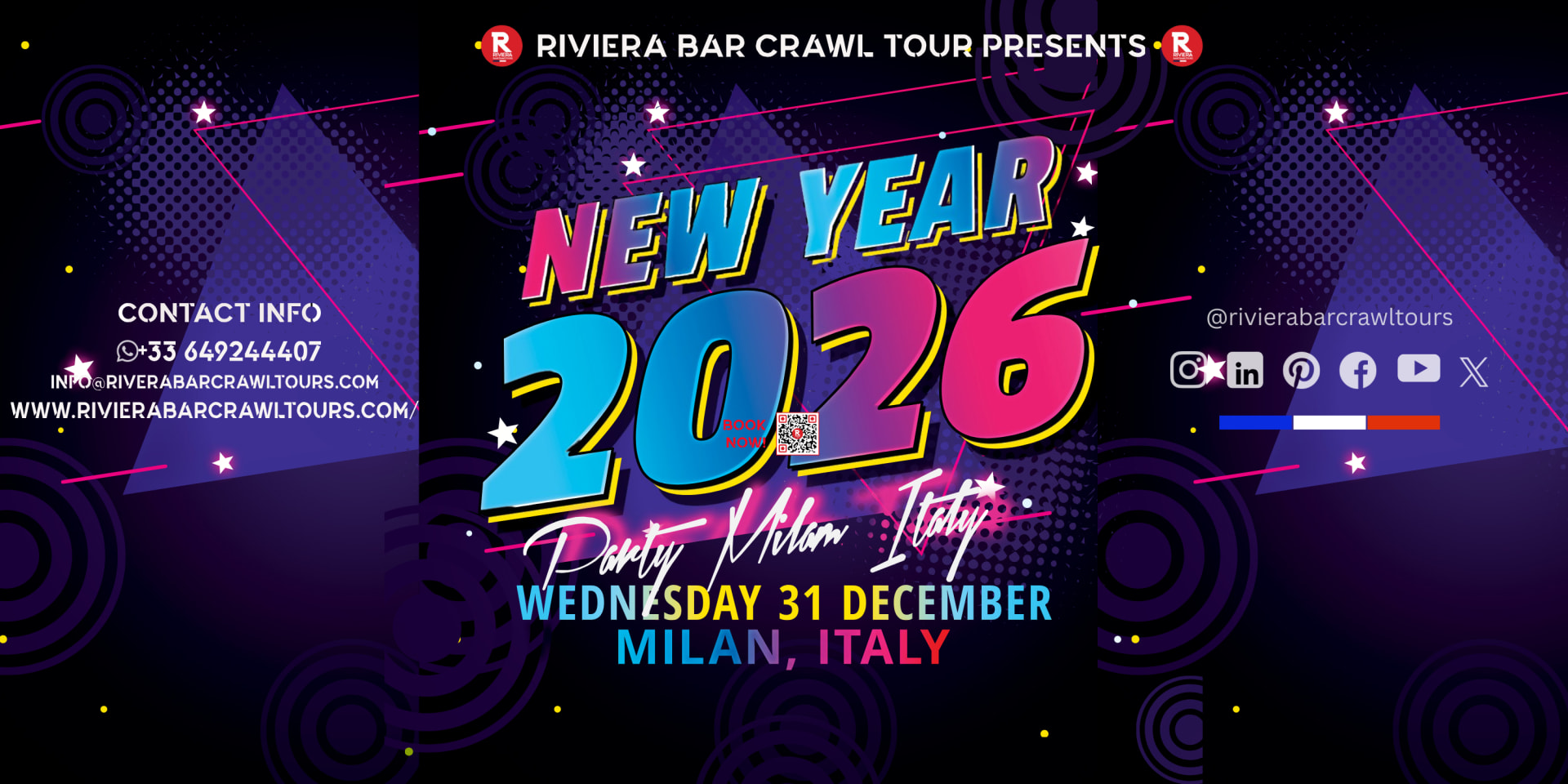 New Year’S Eve Bar Crawl Party Milan Italy 2026 Cover