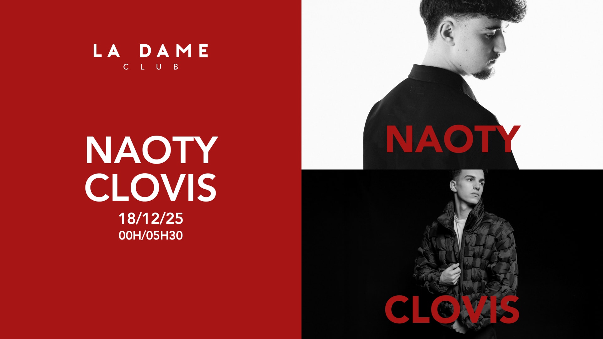 La Dame // Jeu 18 Décembre // Naoty - Clovis Cover