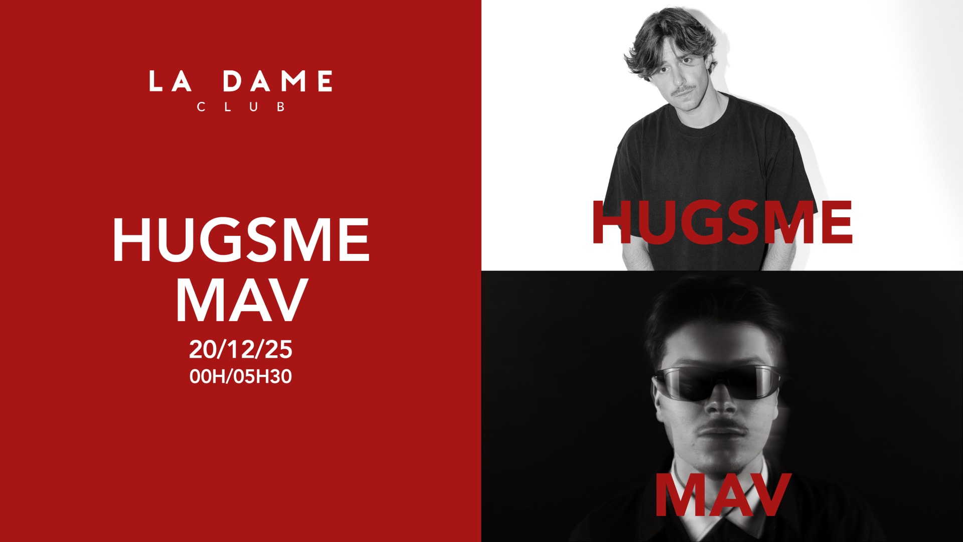 La Dame // Sam 20 Décembre // Hugsme - Mav Cover