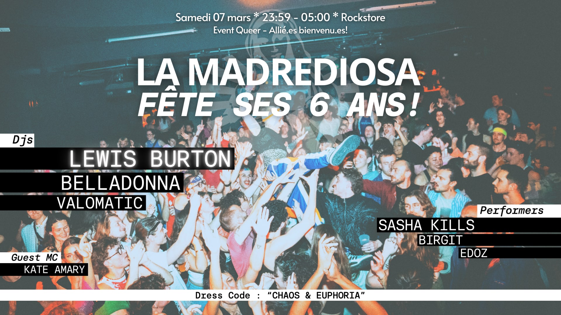 La Madrediosa Fête Ses 6 Ans ! Cover