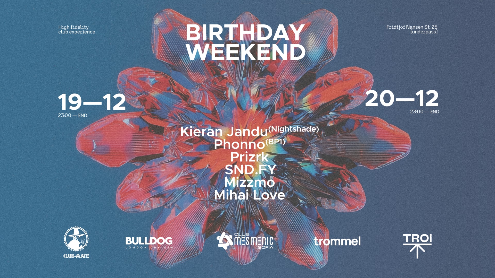Mesmeric Pres. Birthday Weekend W/ Kieran Jandu - Phonno Cover