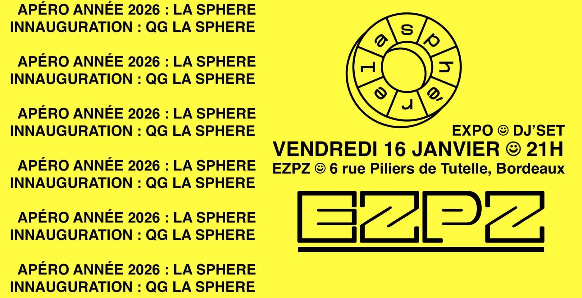 Inauguration Qg La Sphère // Apéro 2026 Cover