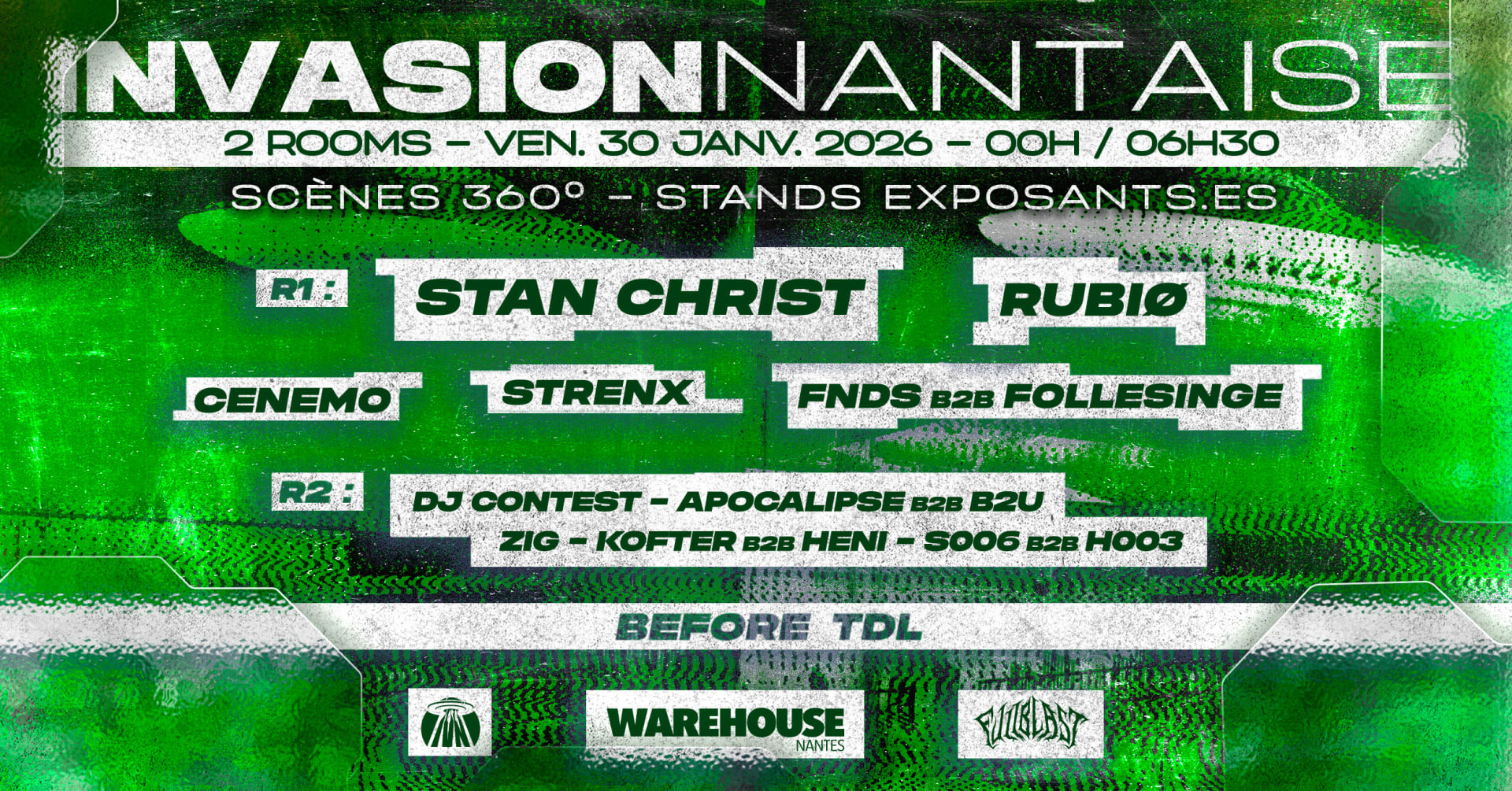 Invasion Nantaise W/ Stan Christ, Rubiø & More Cover