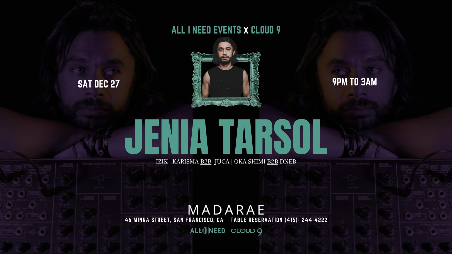 Jenia Tarsol [Indie Dance & Melodic] At Madarae Cover