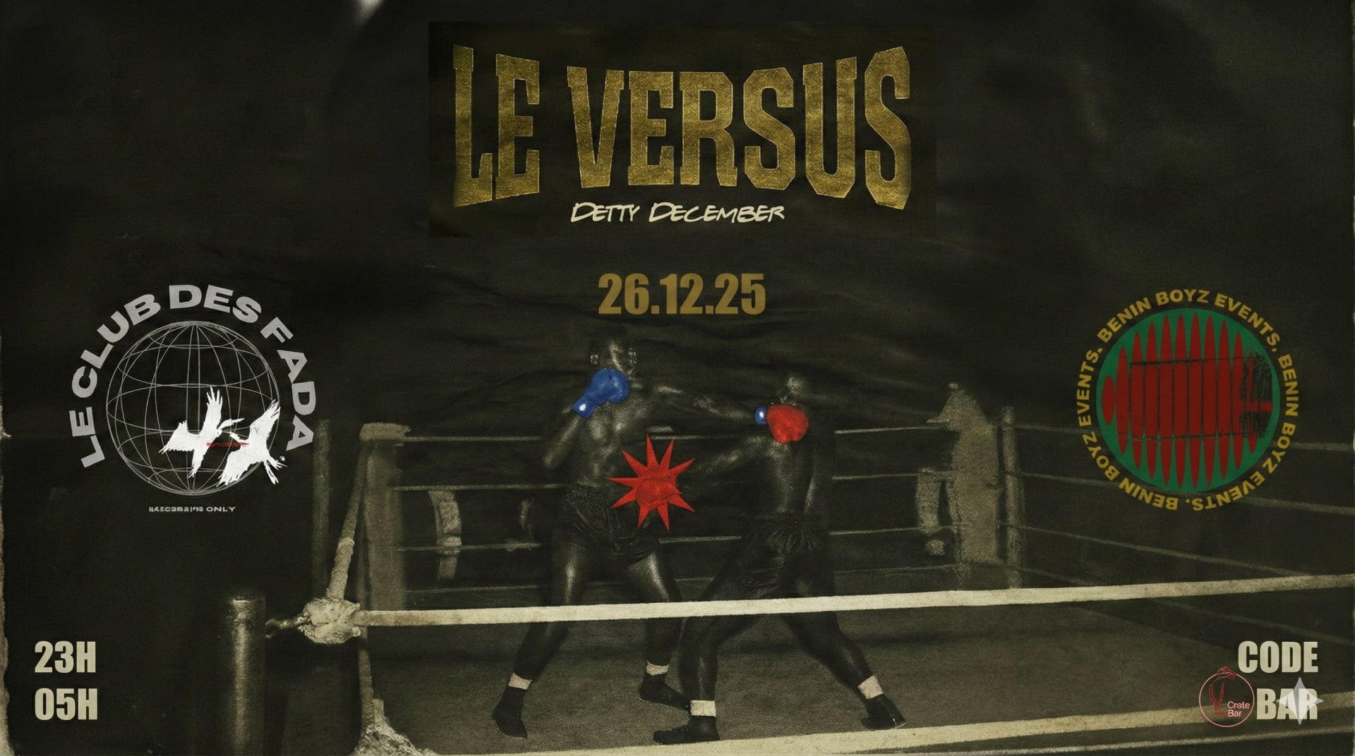 Le Versus : Detty December - Benin Boyz X Le Club Des Fada Cover