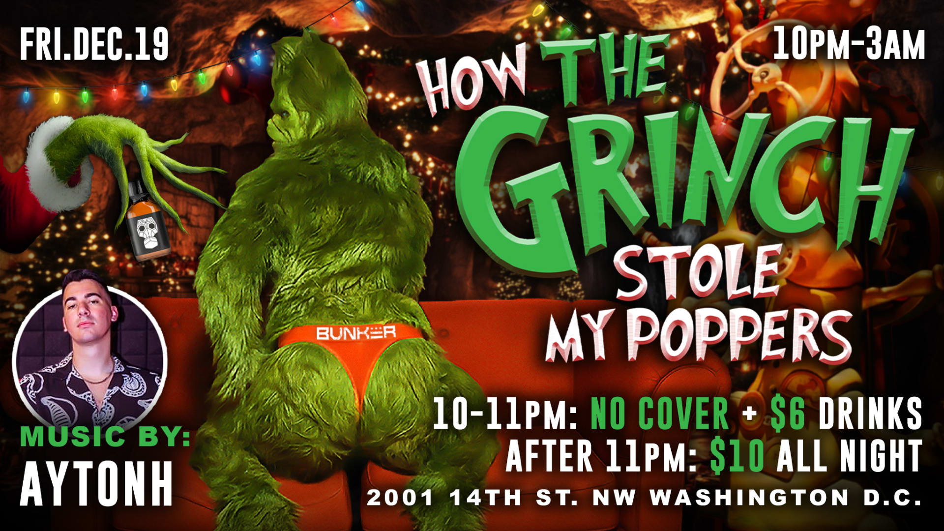 How The Grinch Stole My Poppers With Aytonh Cover