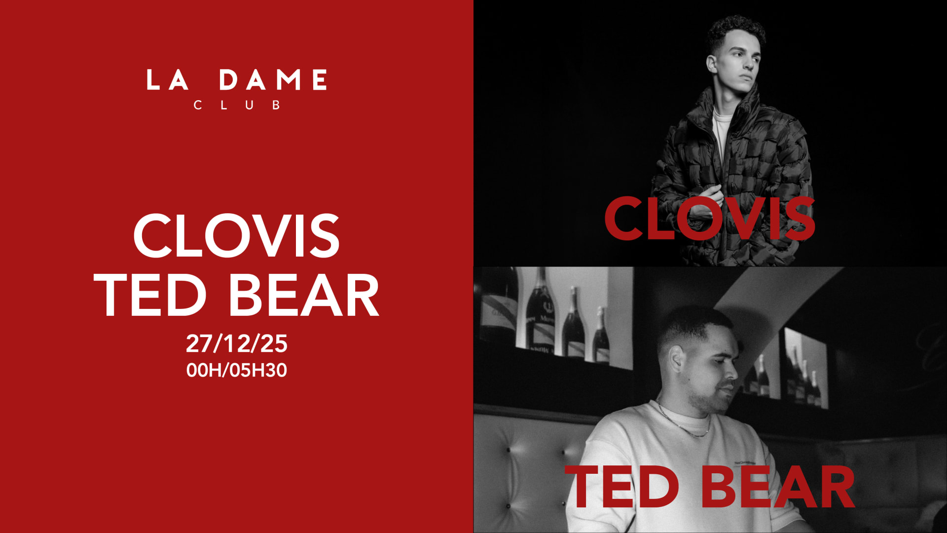 La Dame // Sam 27 Décembre // Clovis - Ted Bear Cover