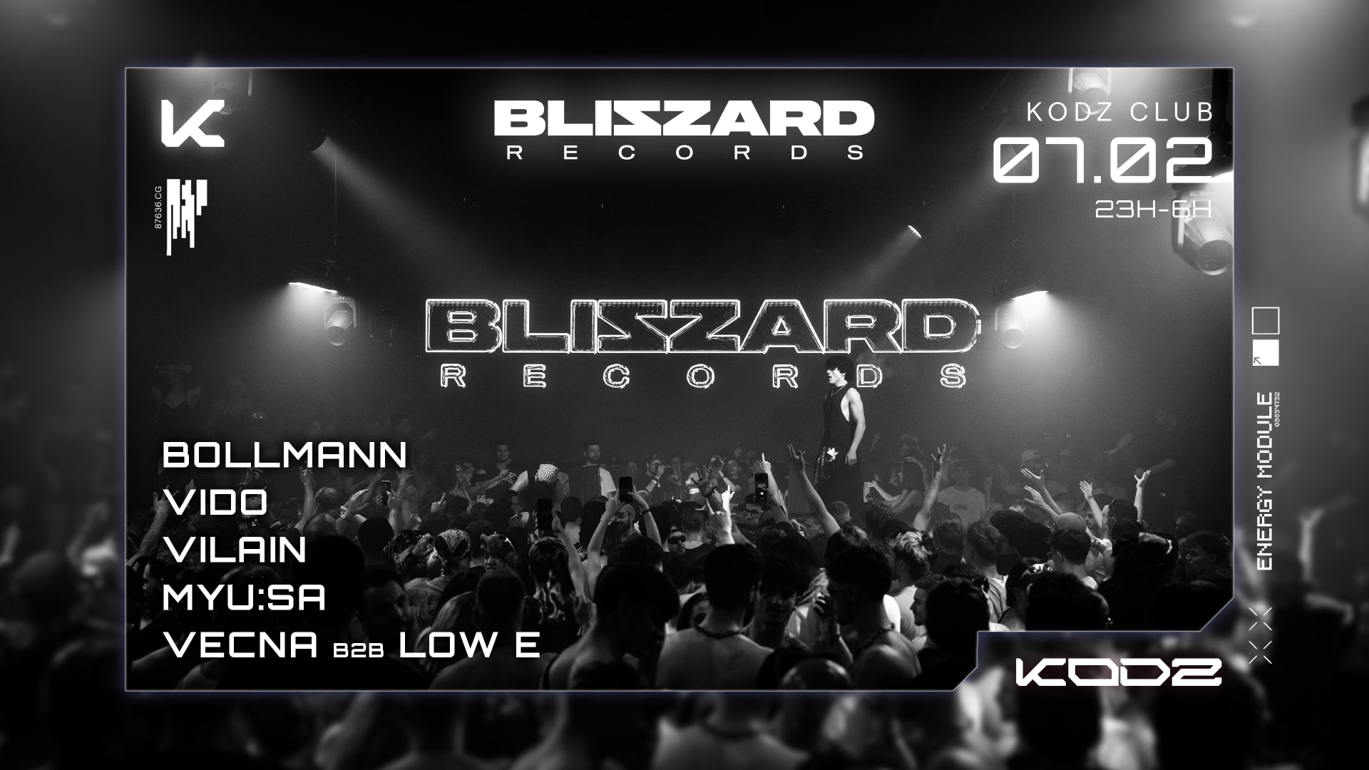 Blizzard Records X Kodz : Bollmann, Vido, Vilain & More Cover