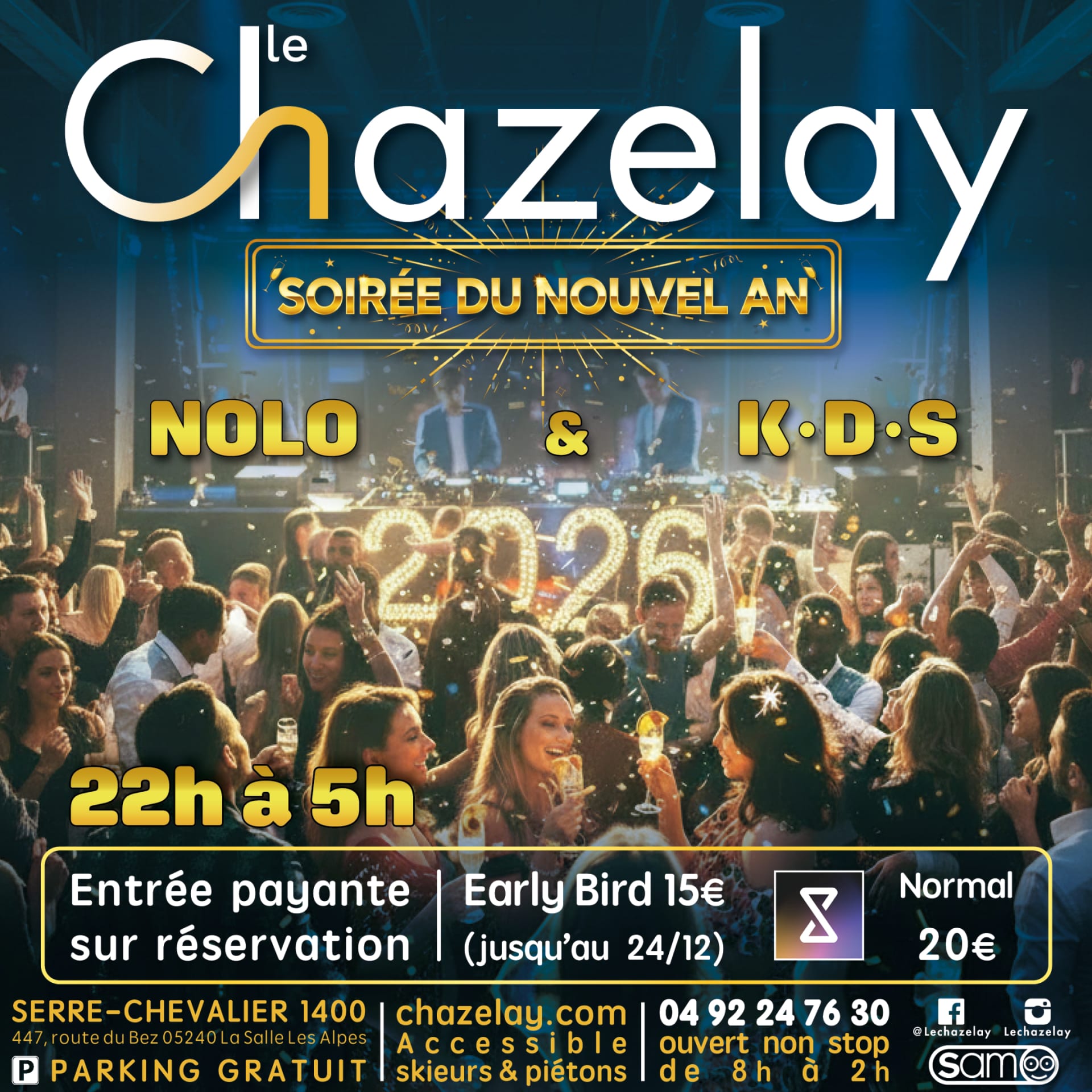 Soirée Du Réveillon - Le Chazelay - Serre Chevalier Cover