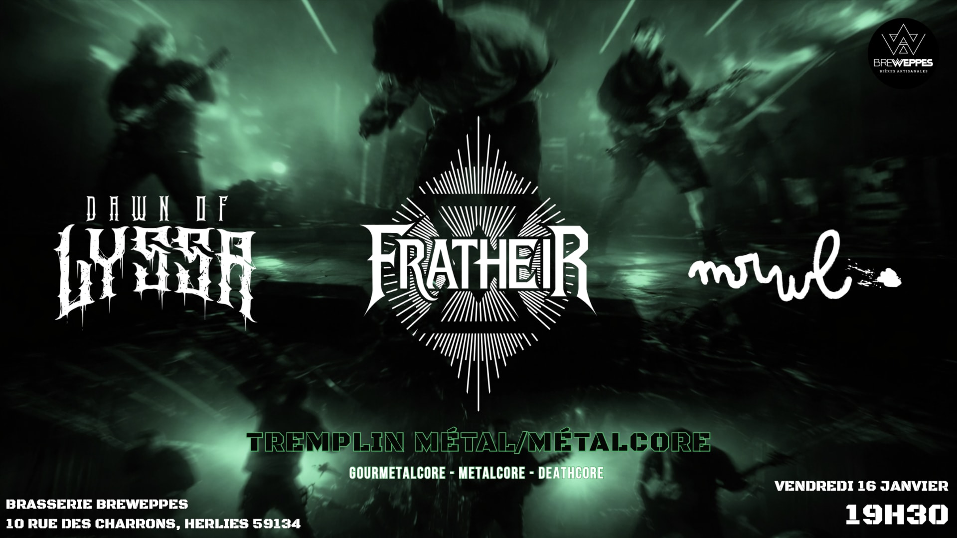 Breweppes : New Blood – Tremplin Métal/Métalcore Cover