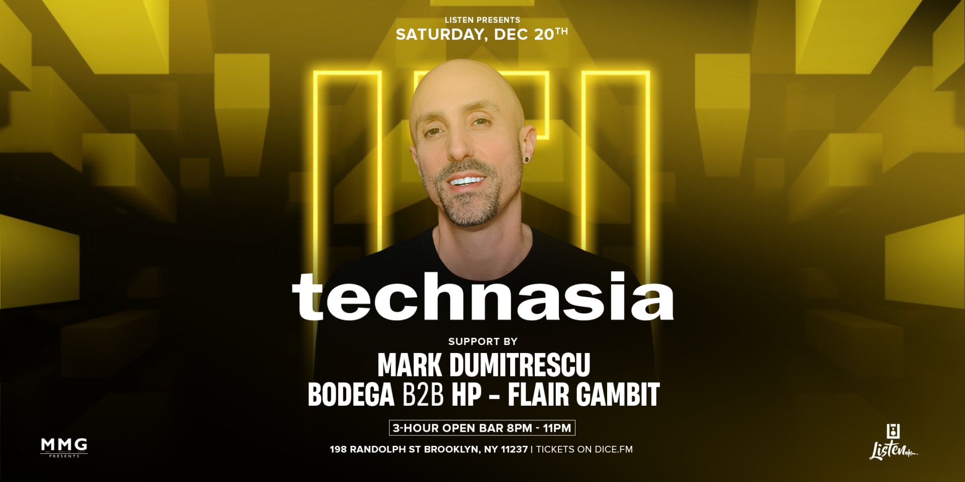 The Factory X Listen Saturday Night Technasia Mark Dumitresc Cover